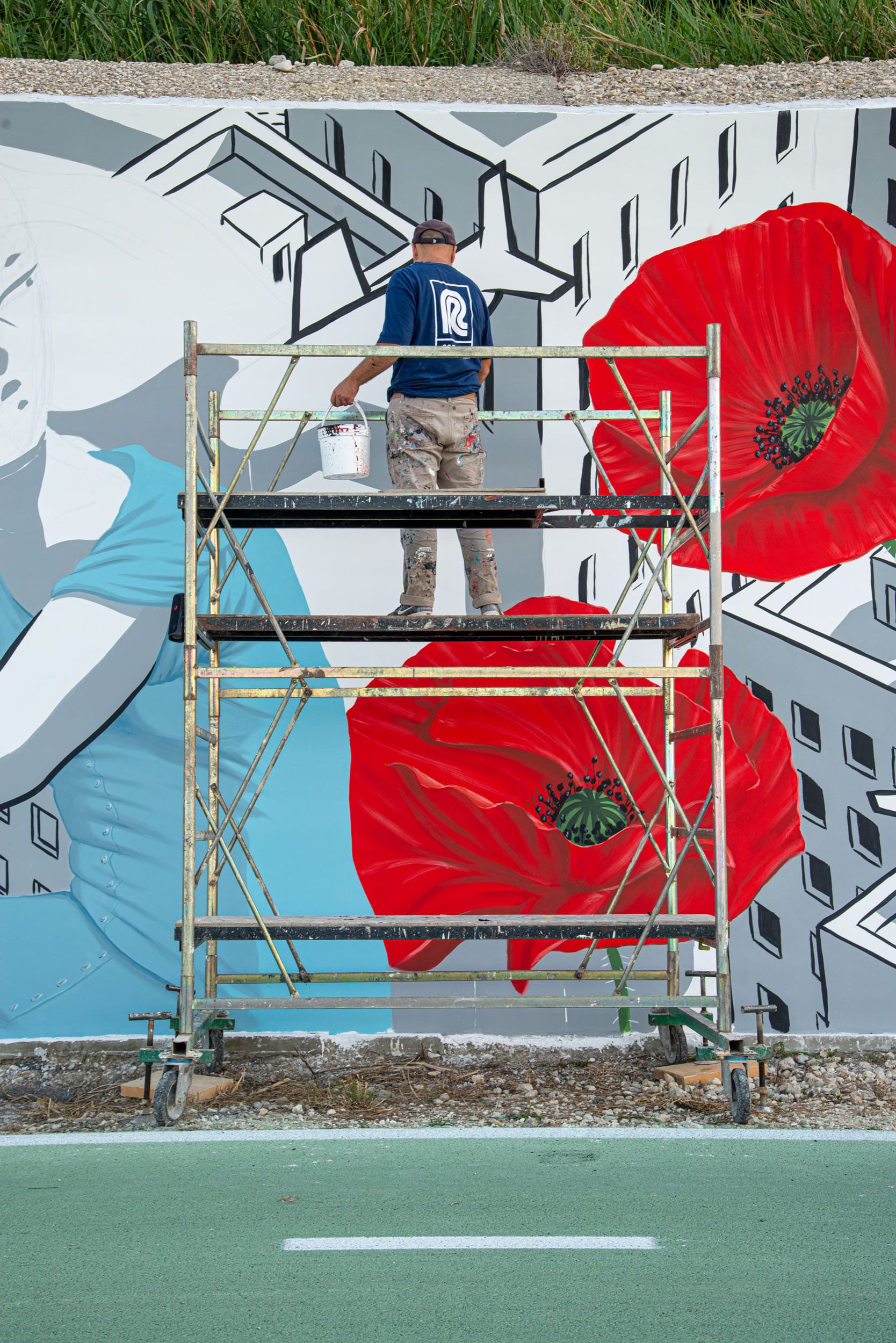 Millo Dalle Radici al Fiore - Murales per Art Bike Run 2022