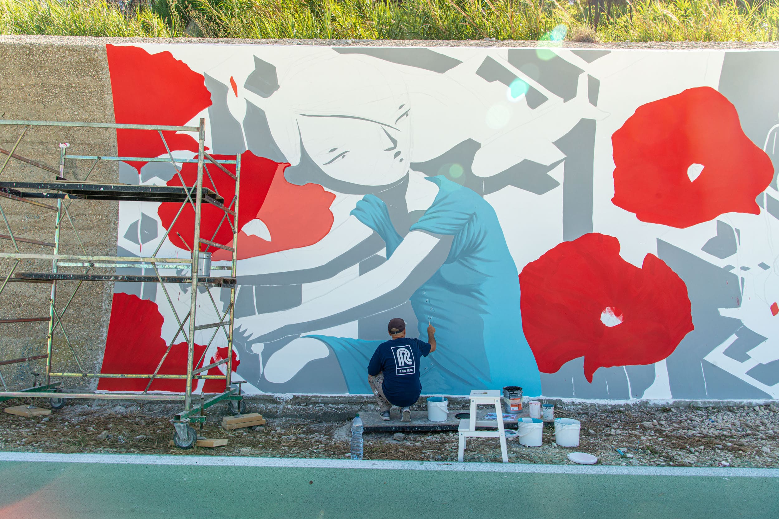 Millo Dalle Radici al Fiore - Murales per Art Bike Run 2022
